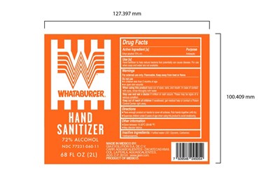 2l 72% Alcohol (Bottle   Whataburger   2l)